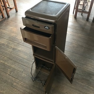 スチール 収納ワゴン 引き出し付