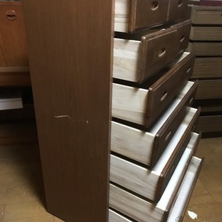ハイチェスト、引出し、衣類整理  美品の画像
