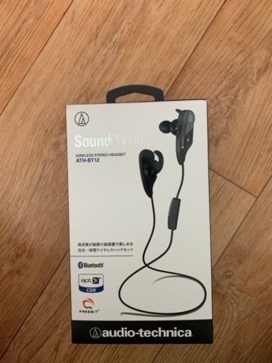 audio-technica カナル型 イヤホン ワイヤレス ATH-BT12 BK