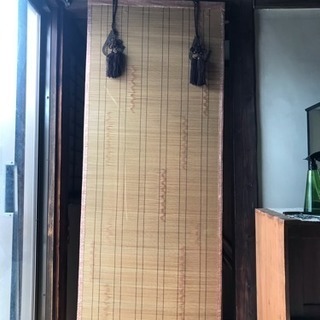 御簾   室内用すだれ  二枚あります。レトロ アンティーク