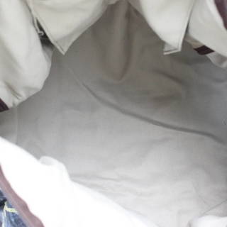 223) LONGCHAMP/ロンシャン 【ボストンバッグ】 レザー ビジネスバッグ 総柄 ブラウン こげ茶色 トラベルバッグ 鞄の画像