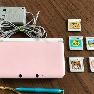 3DSLLピンク  ソフト5本他オマケ付！