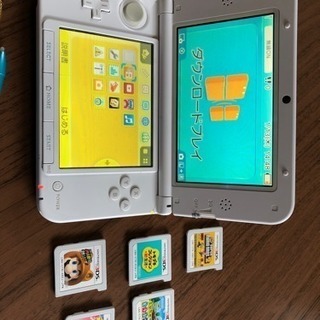 3DSLLピンク  ソフト5本他オマケ付！の画像