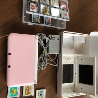 3DSLLピンク  ソフト5本他オマケ付！の画像