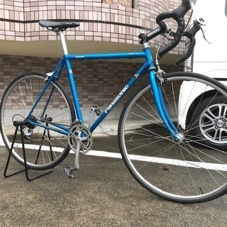 【売り切れました】中古　パナソニック　オーダーロードバイク　ブルーメタリック　サイズ　２×８　１６変速