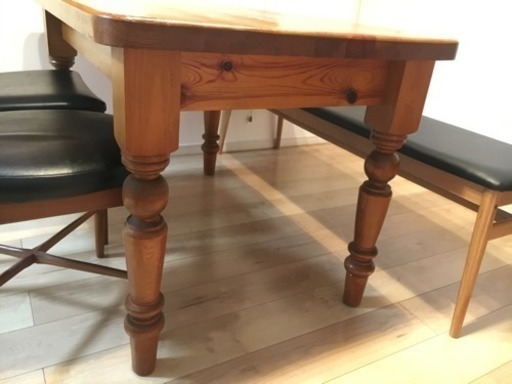 アンティーク 新品 ダイニングテーブル