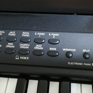 YAMAHA ポータブル電子ピアノ P-80の画像