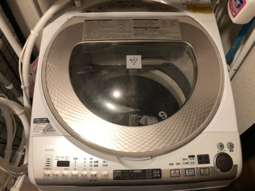 洗濯機　SHARP　10キロ　乾燥・消臭　説明書あり