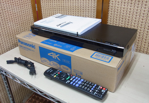 南12条店 パナソニック ブルーレイ ディスク レコーダー 1TB DMR-BRZ1010 3番組同時録画 2016年