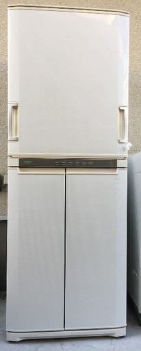 ※引き取り可能！★SHARP　プラズマクラスター 左右開き401リットル冷蔵庫　SJ-SV40G-W　ドア両開き 【除菌イオン】