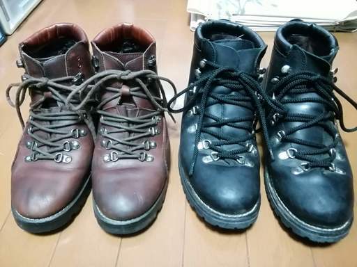 【最終値下げ】【二足セット】革　ブーツ　メンズ　26.5センチ程度　男性　 UNITED ARROWS  green label relaxing 　COMME CA MEN