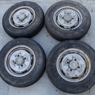 レトロホイール　軽トラ　145R12　6PR　PCD110 　　