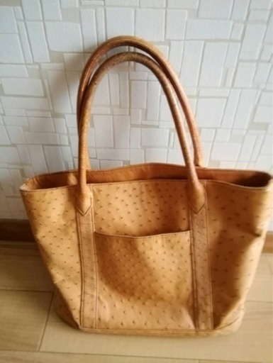 美品 オーストリッチ カバン