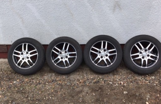中古タイヤ、ホイール４本セット