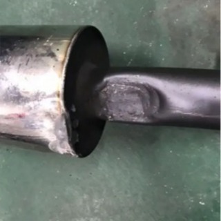 オデッセイ RB1 アブソルート用 HKSハイパワー409マフラー 曲りありますの画像