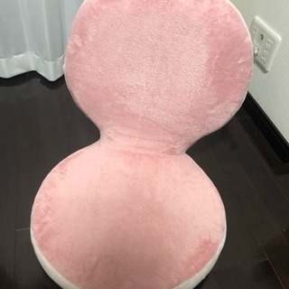 マカロン 座椅子 ピンク