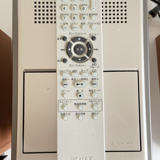 【値下げ】SONY ソニー MD搭載オールインワン コンポ CMT-M35WM シルバーの画像