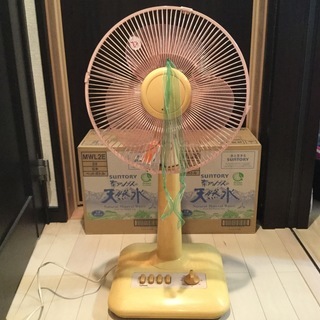 古い扇風機、星和電機製です。
