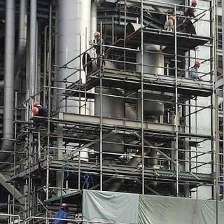 足場鳶の手元の画像