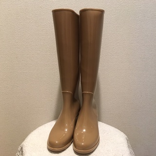 お値下げ！長靴(S)・ロング・ベージュ・ヒールの画像