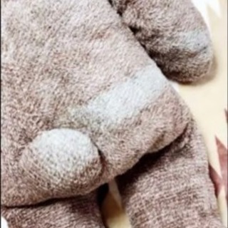 【クリーニング済み】明日まで！！テディーベア☆大きなくまのぬいぐるみの画像