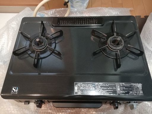 パロマ　ガスコンロ 2口　都市ガス