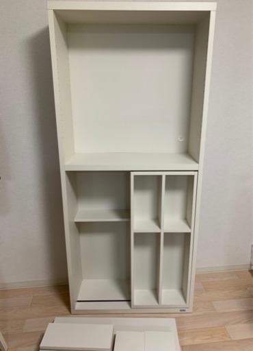 【日本製 フナモコ】大きめ 収納ラック棚 スライド式