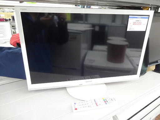 札幌 引き取り シャープ 液晶テレビ 24インチ 白 2017年製 LC-24P5