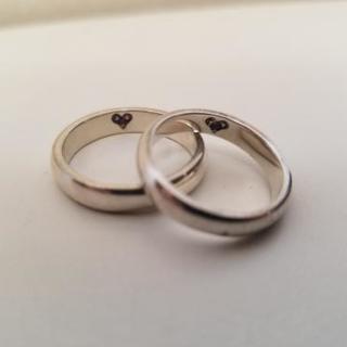 ペアリング ゴールド ハート
