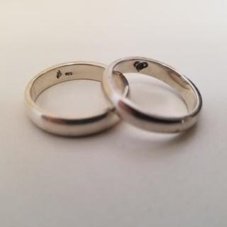 ペアリング ゴールド ハートの画像