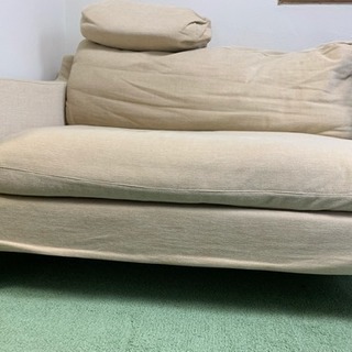ソファ（クッション付き）＊譲りますの画像