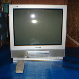 テレビデオ　シャープ VT-21FF1‐S　リモコン付 動作確認済