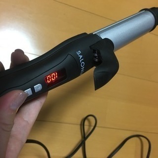 SALONIA サロニア 2WAYストレート&カールヘアアイロン...