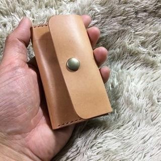 13、革のカード(名刺)ケース製作教室の画像