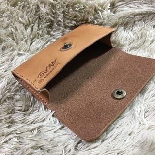 13、革のカード(名刺)ケース製作教室の画像