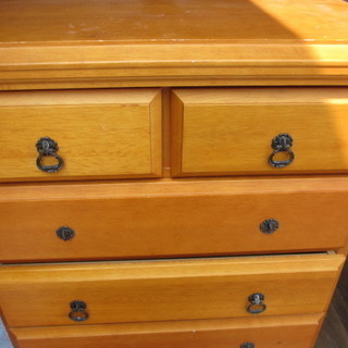 ☆無料☆地元のみ☆５段　引き出し　小型　タンス☆の画像