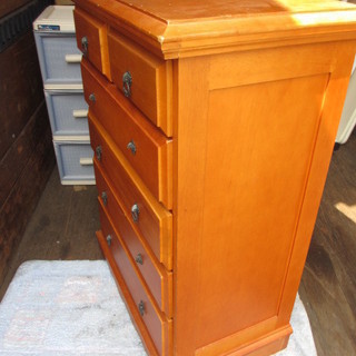 ☆無料☆地元のみ☆５段　引き出し　小型　タンス☆の画像