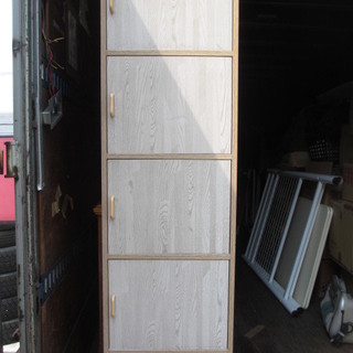 ☆無料☆地元のみ☆５段　ドア付き　収納棚☆
