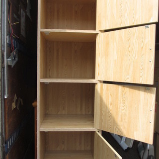 ☆無料☆地元のみ☆５段　ドア付き　収納棚☆の画像