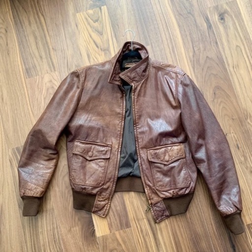 ほぼ新品！美品！レザージャケット、スティーブマックイーンレプリカ、ブラウン