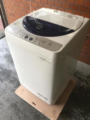 SHARP 4.5kg 全自動電気洗濯機 ES-45E8-KB 2012年製