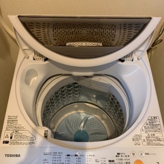 東芝 洗濯機 7キロ 未使用の部品、説明書付きの画像