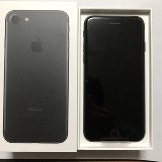 値下げ 新品未使用 iPhone7 32GB ブラック SIMフリー 