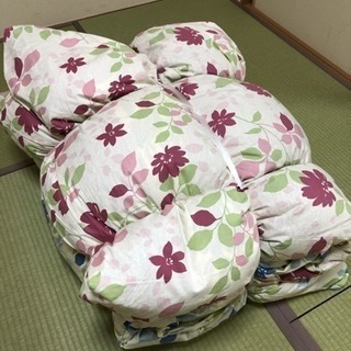 羽毛ぶとん 夫婦布団 2枚組 未使用新品の画像