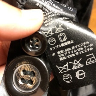 期間限定500→300円→200円黒色コートの画像