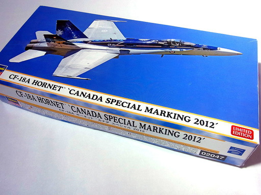 【プラモデル】ハセガワ『CF-18Aホーネット カナダスペシャル2012』