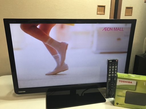 ★値下★【ＨＤＤ録画テレビ】デジタルハイビジョン液晶テレビ TOSHIBA 23型 管理No⑫ (送料無料)