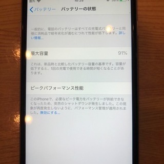 値下げ！ 中古/iPhone 6s/箱付/スペースグレイ128GBの画像
