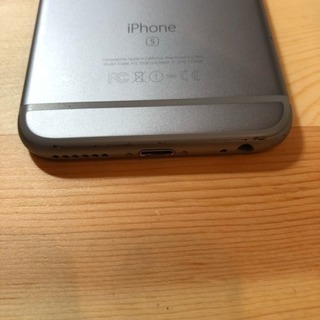 値下げ！ 中古/iPhone 6s/箱付/スペースグレイ128GBの画像