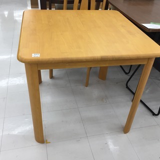 KK-13【ご来店頂ける方限定】ダイニング3点セット　ブラウン 取りに来て頂ける方限定！ブラウンのダイニング3点セットのご紹介です